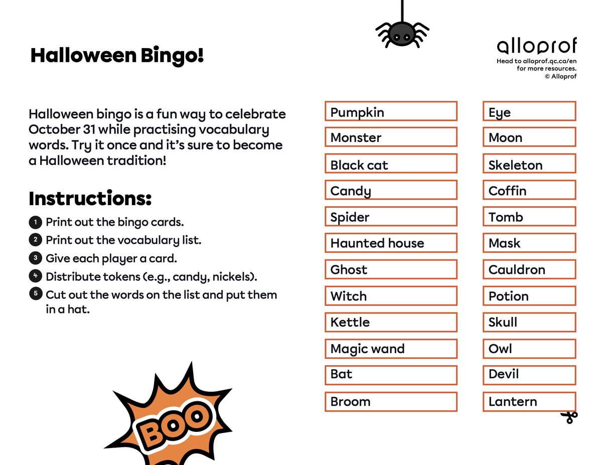 Halloween Bingo