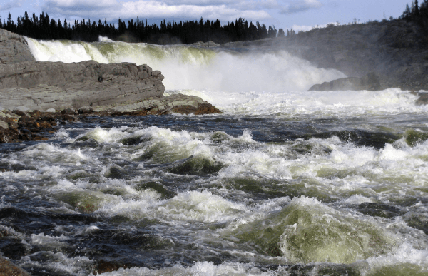 Photo de la rivière Caniapiscau.