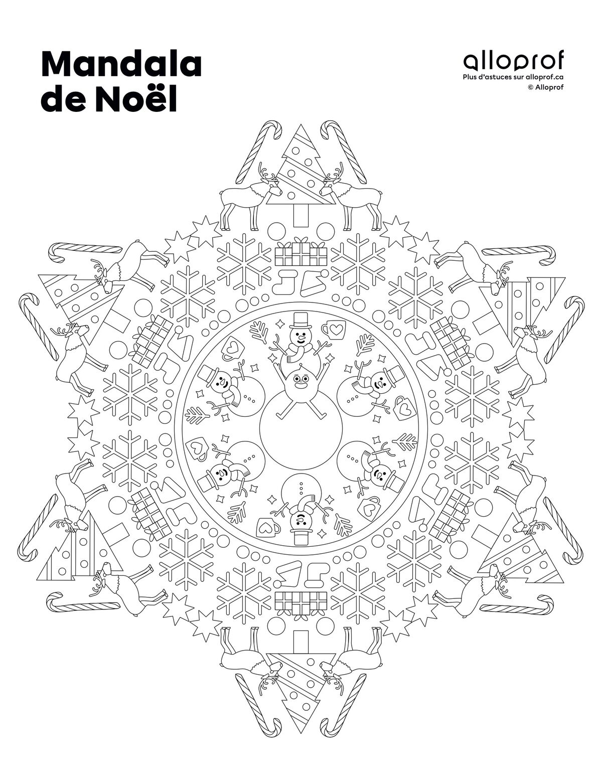 Mandala de Noël
