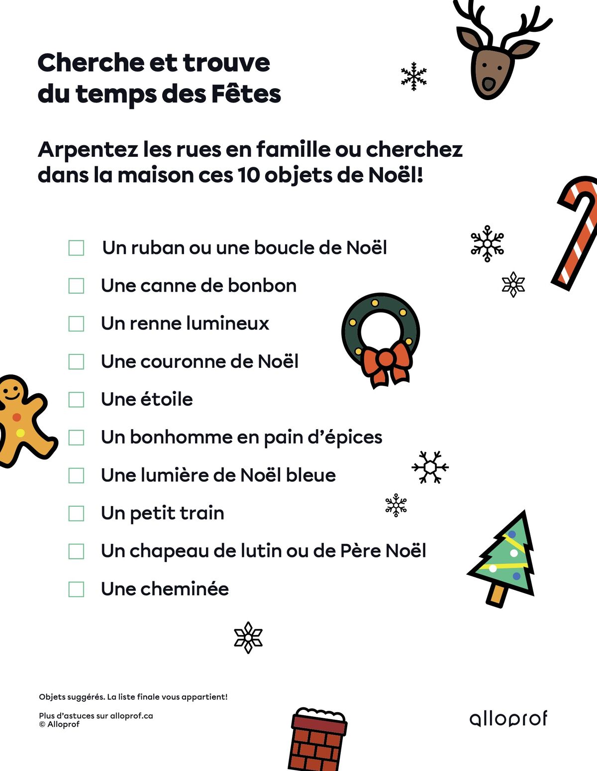 Cherche et trouve du temps des Fêtes (2024)