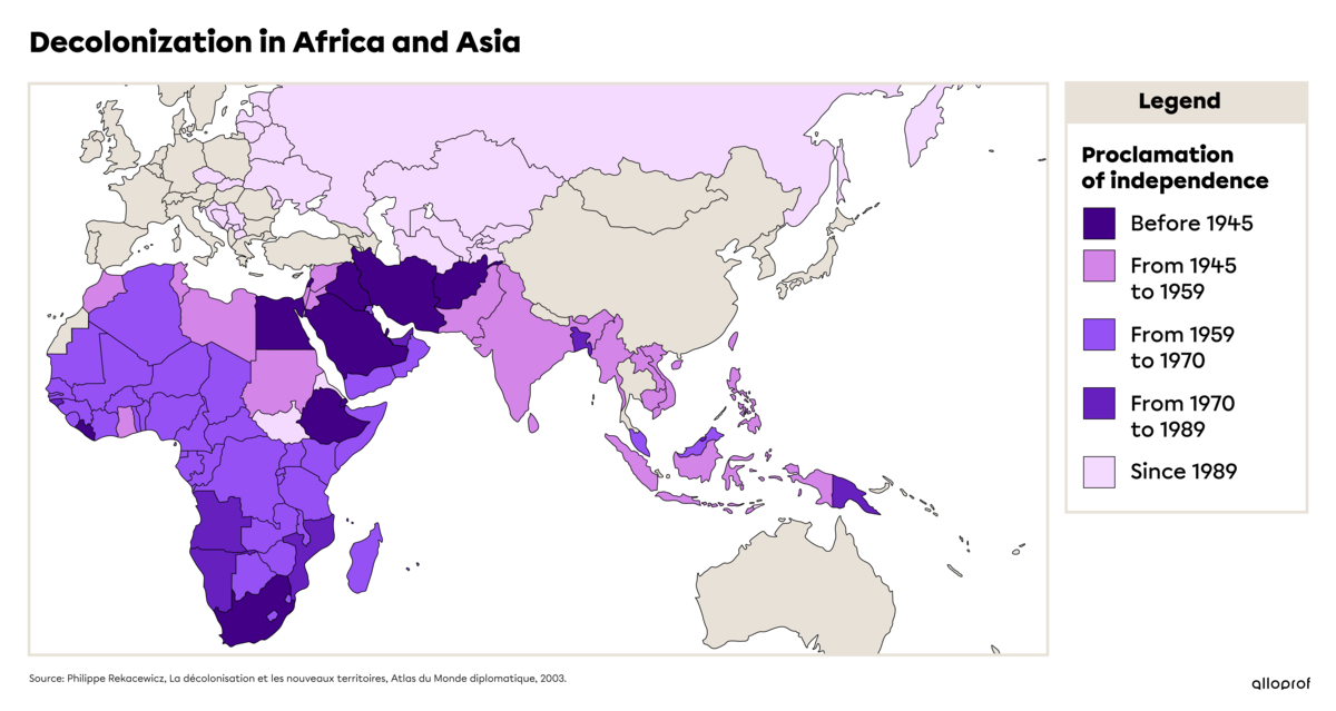 Decolonization in the 20th century | Alloprof