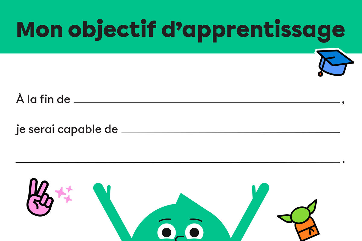 objectif d’apprentissage