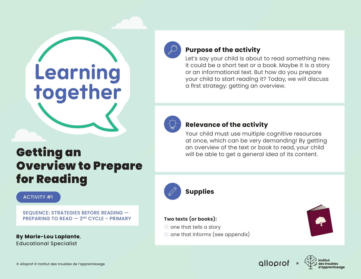 Activity #1: Getting an Overview to Prepare for Reading