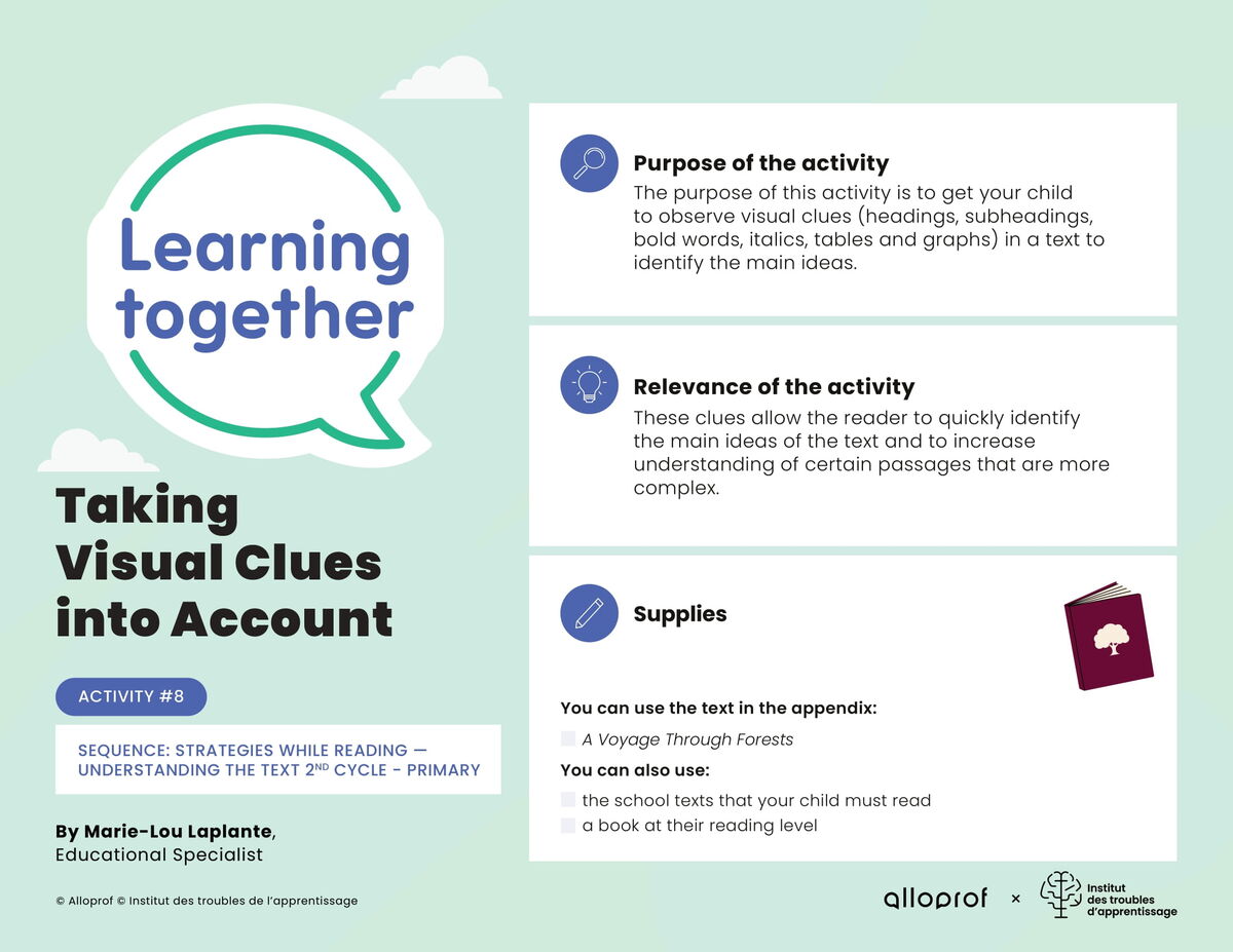 Activity #8: Taking Visual Clues into Account