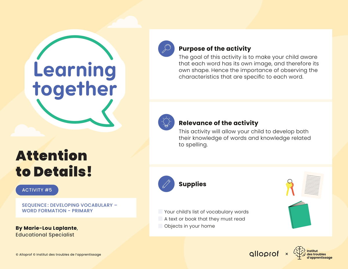 Activity # 5 : Attention to Details!