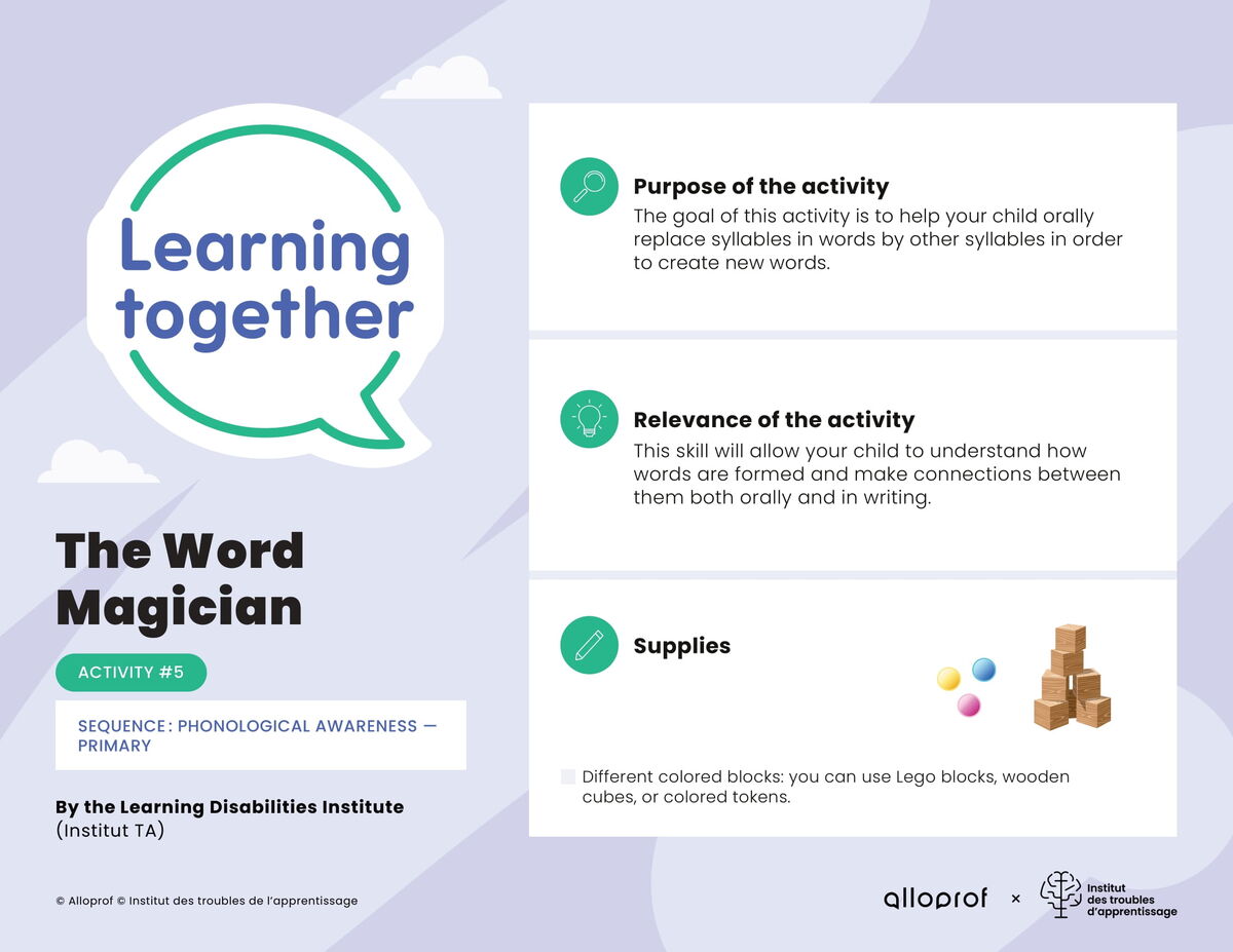 Activity #5 : The Word Magician