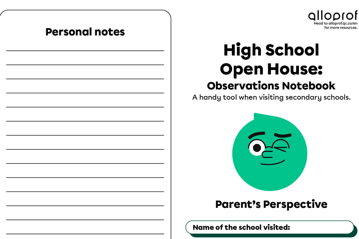 Notebook for parents