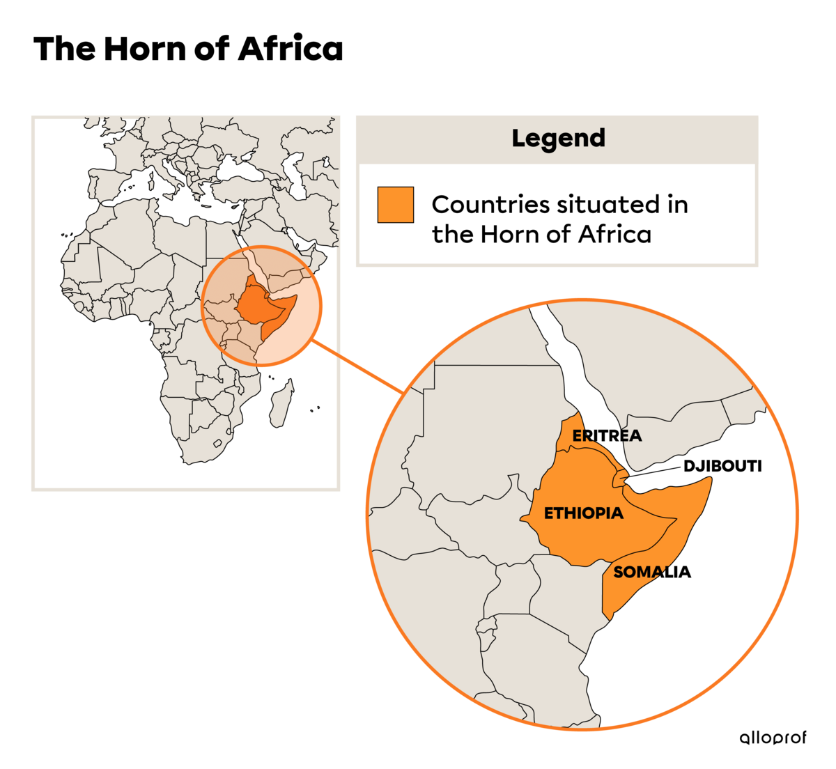 The Horn of Africa.