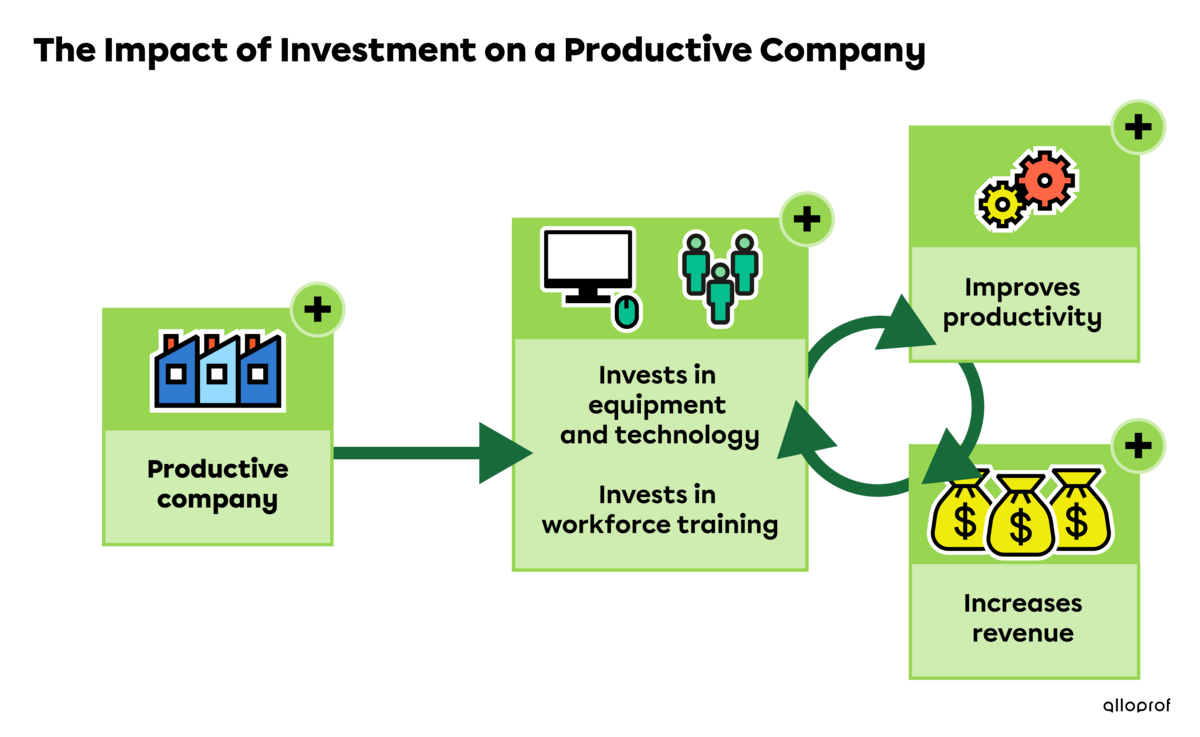 The Impact of Investment in a Productive Company.