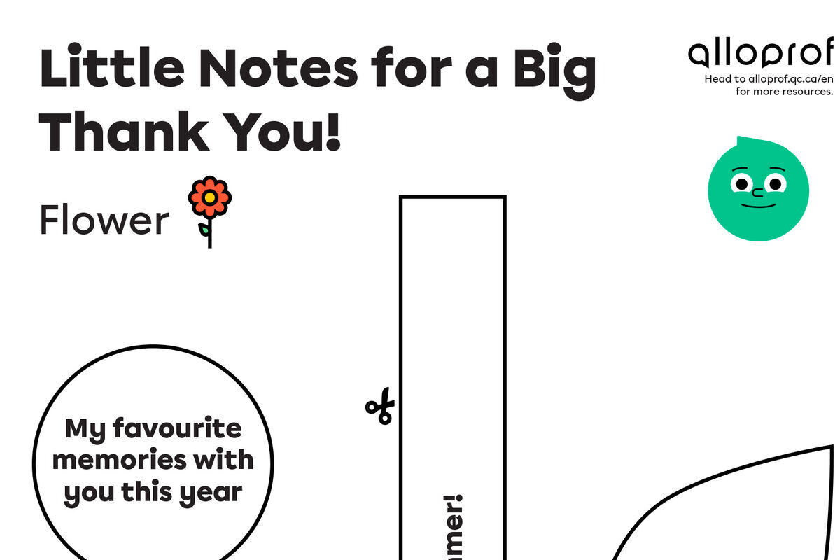 A card with a flower to assembly