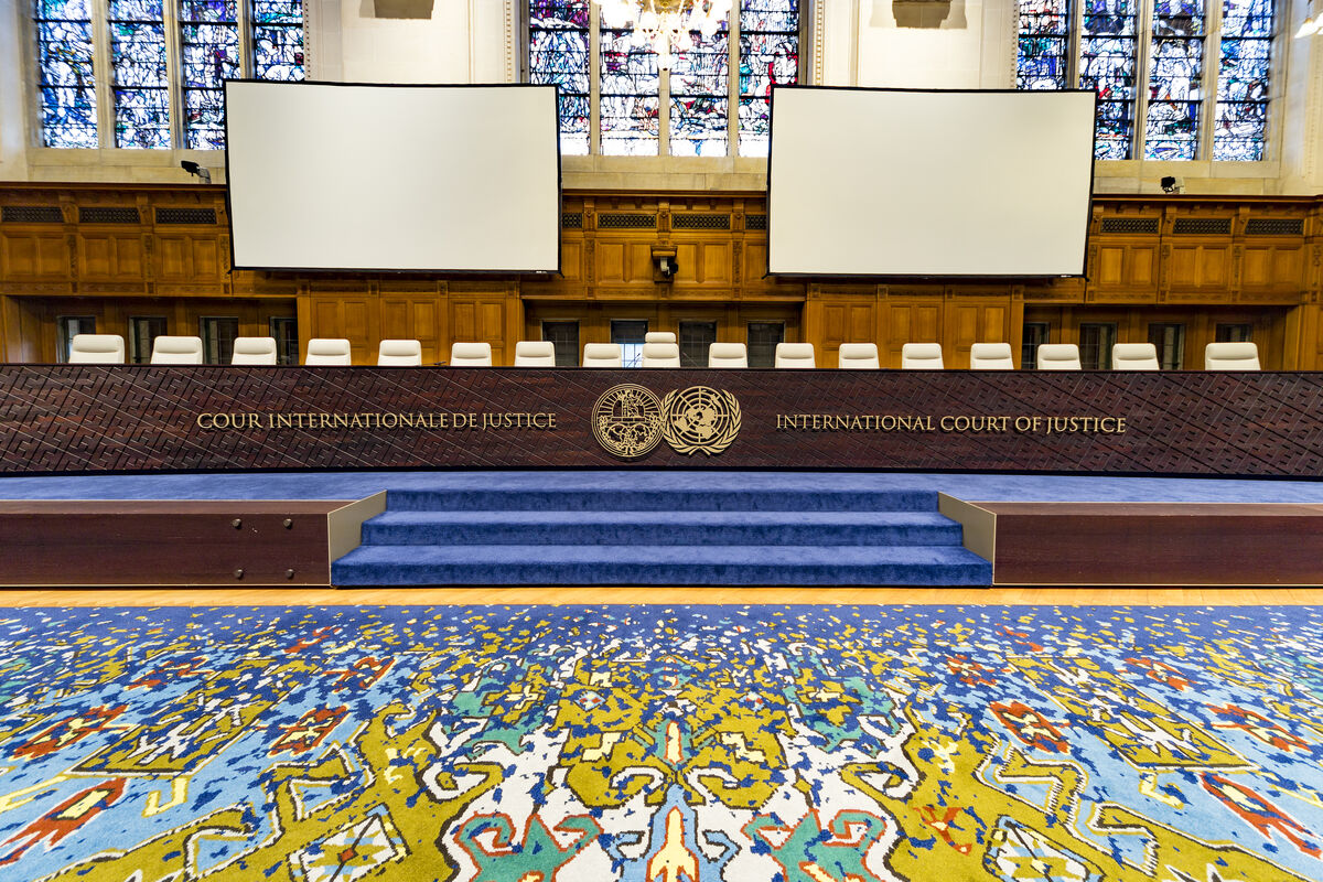 The seat of the International Court of Justice (ICJ).