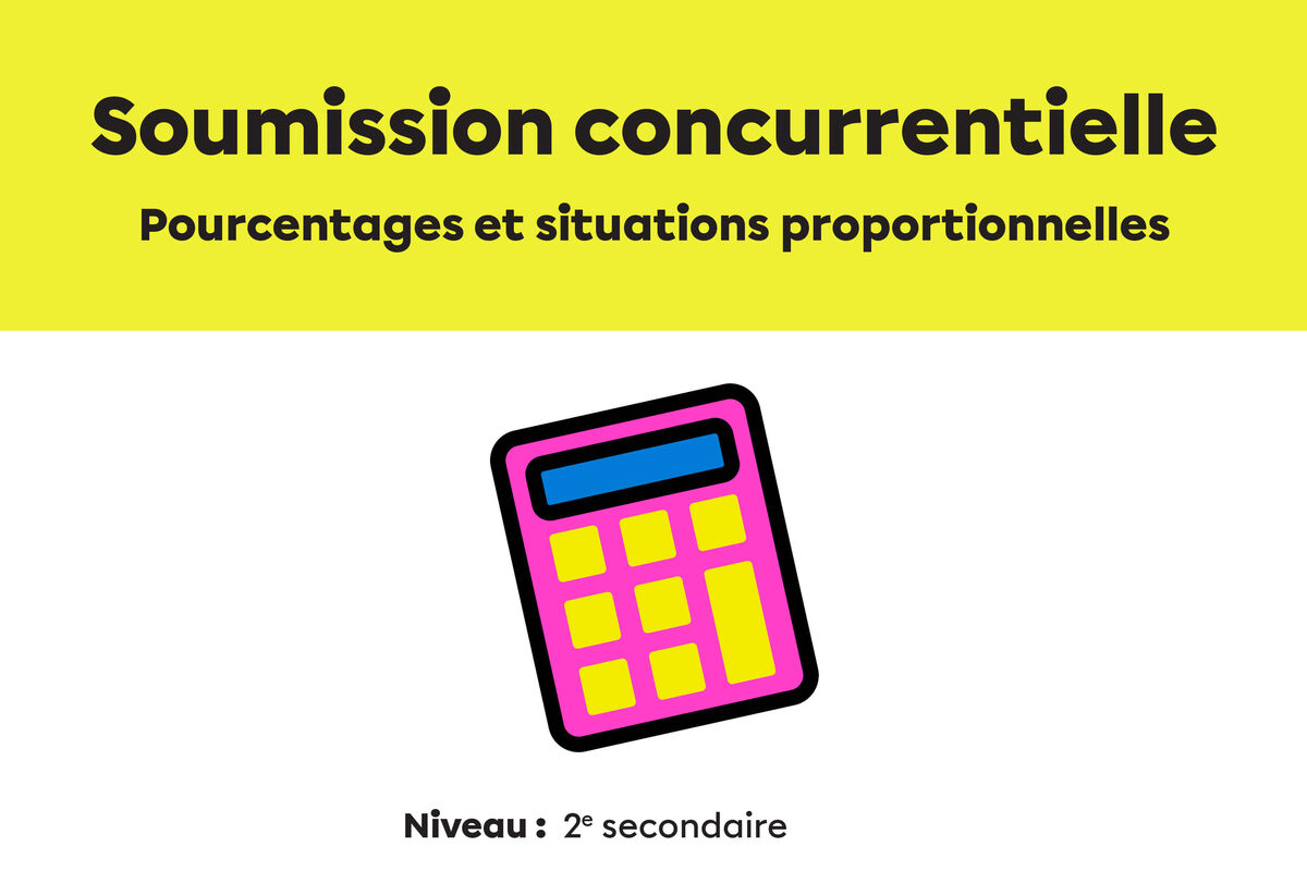 Aperçu de l'activité Soumission concurrentielle.