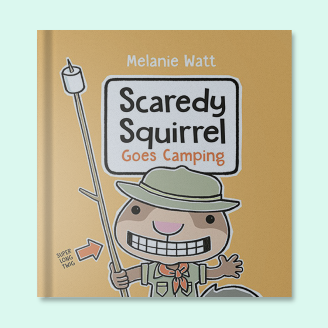 The cover of Scaredy Squirrel Goes Camping.