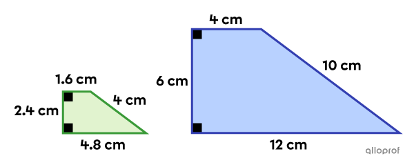 Two Similar Right Trapezoids