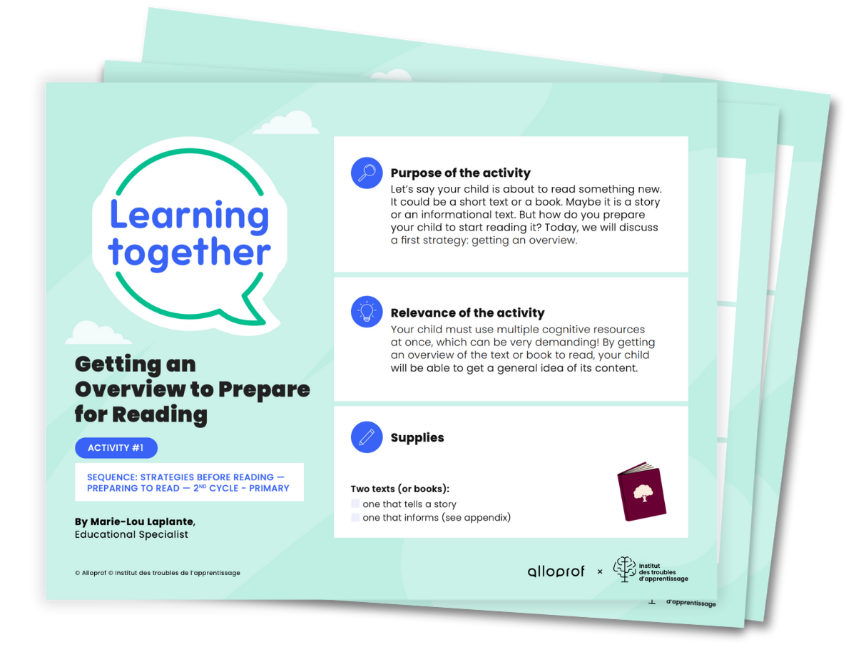 Sequence #4: Strategies While Reading (2nd cycle primary)