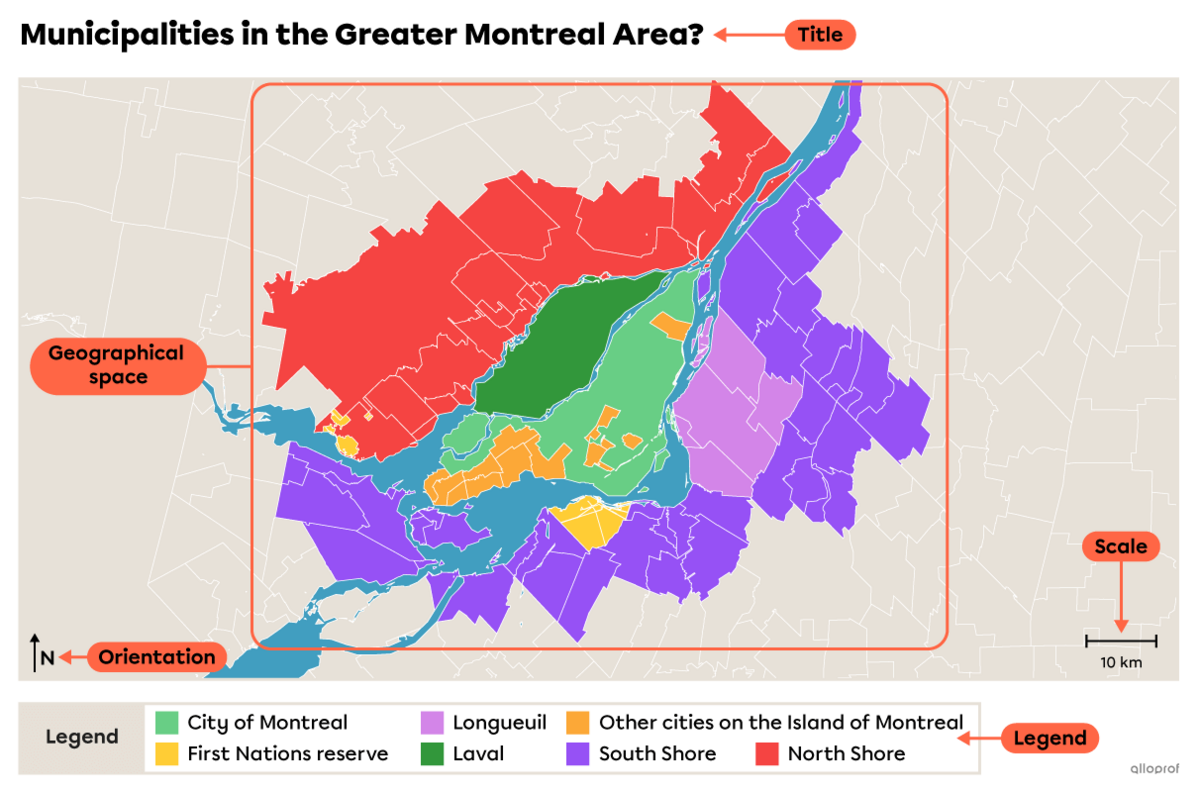 Municipalities in the Greater Montreal area.