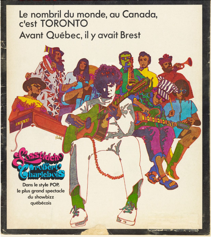 Une annonce pour le spectacle L’Osstidcho.