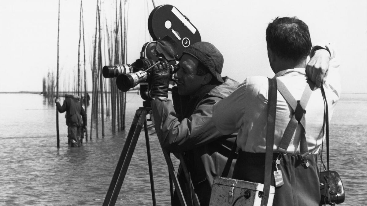 Tournage du film Pour la suite du monde.