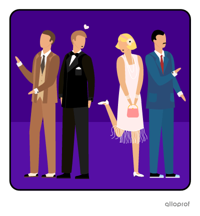 A man seeing his ex-lover after a long time.