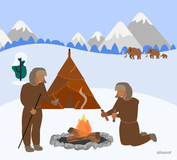 Humans of the Paleolithic Period.