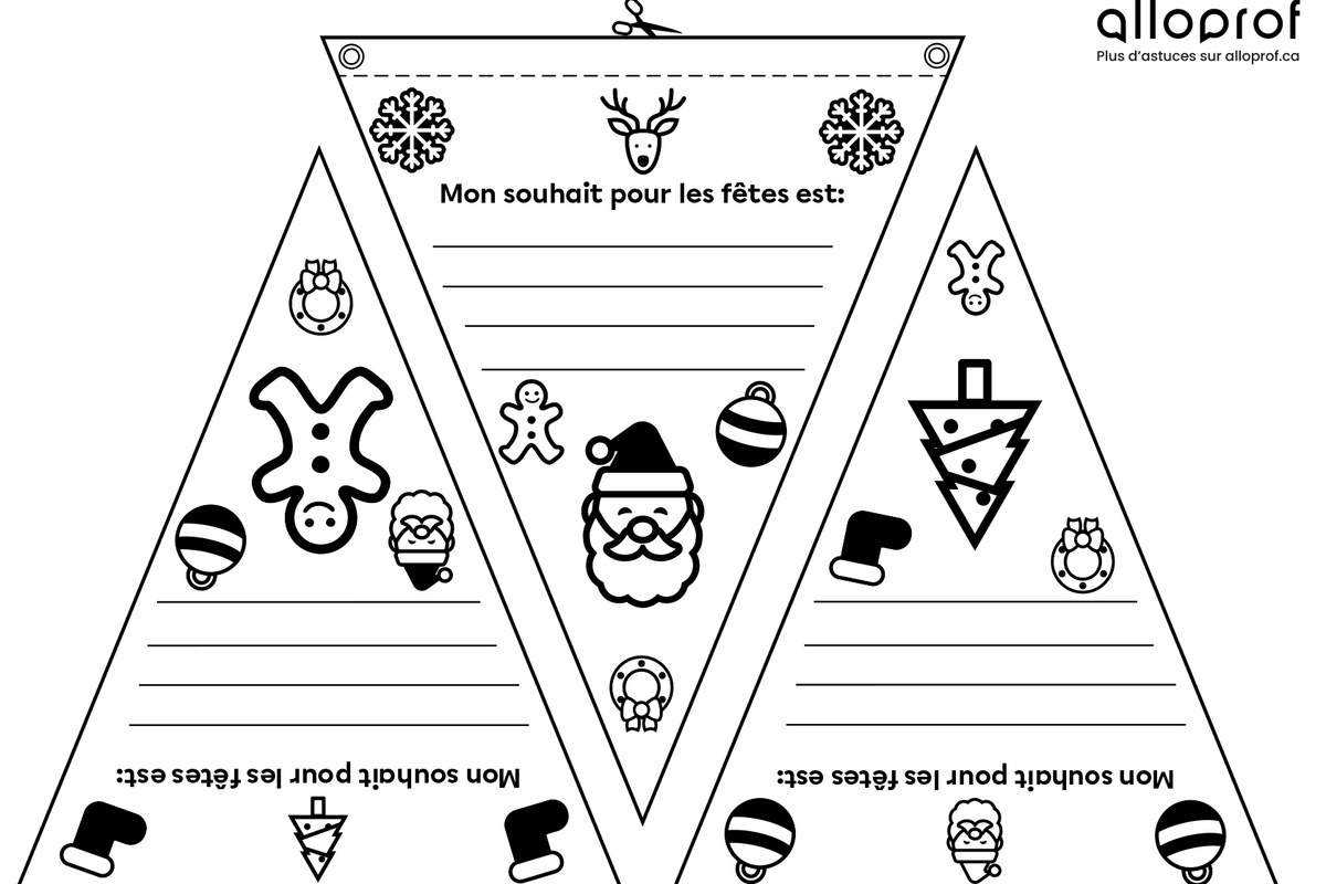 Banderoles des fêtes