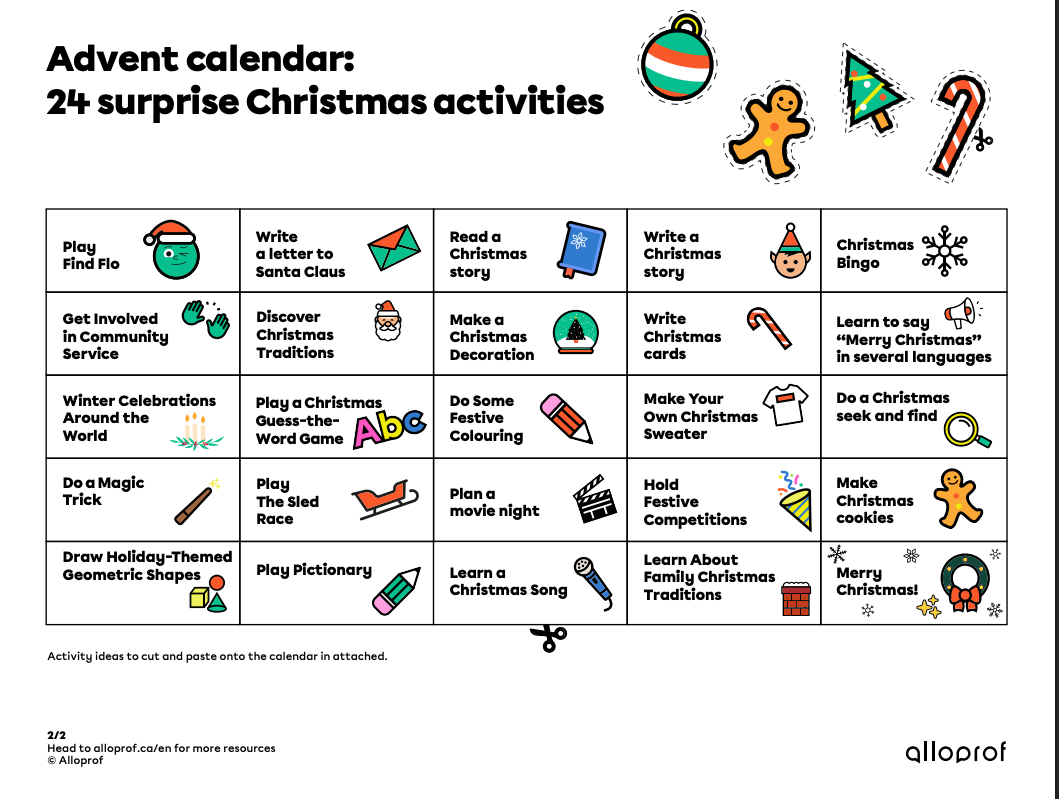 A sneak peak at the calendar.