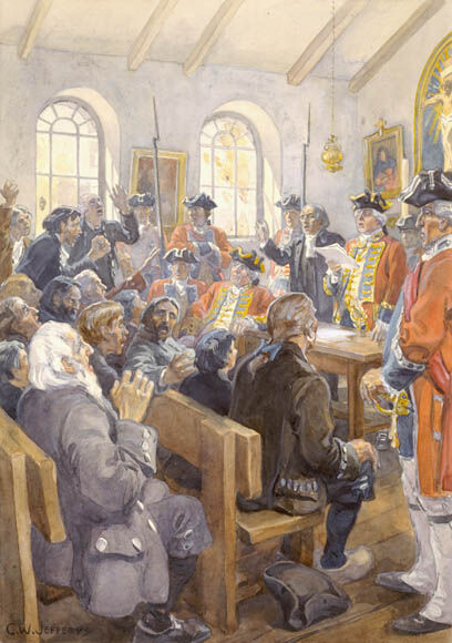 Reading of the deportation order.