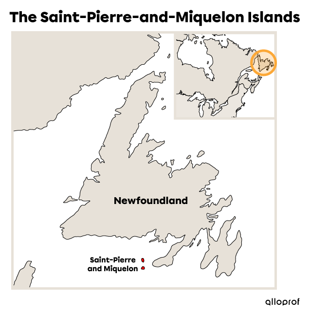 The Saint-Pierre and Miquelon Islands.