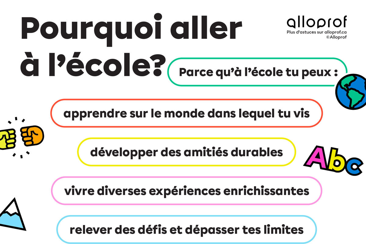 Pourquoi aller à l'école
