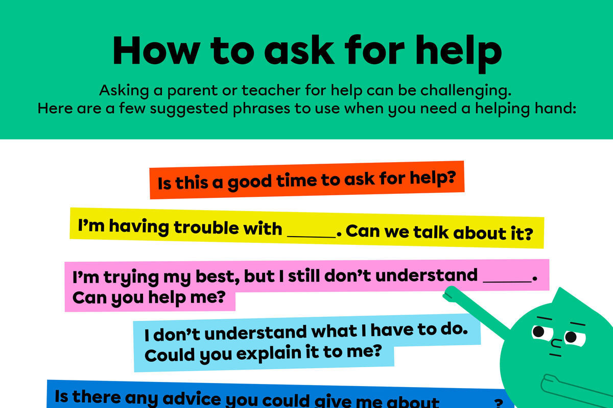 How to ask for help.