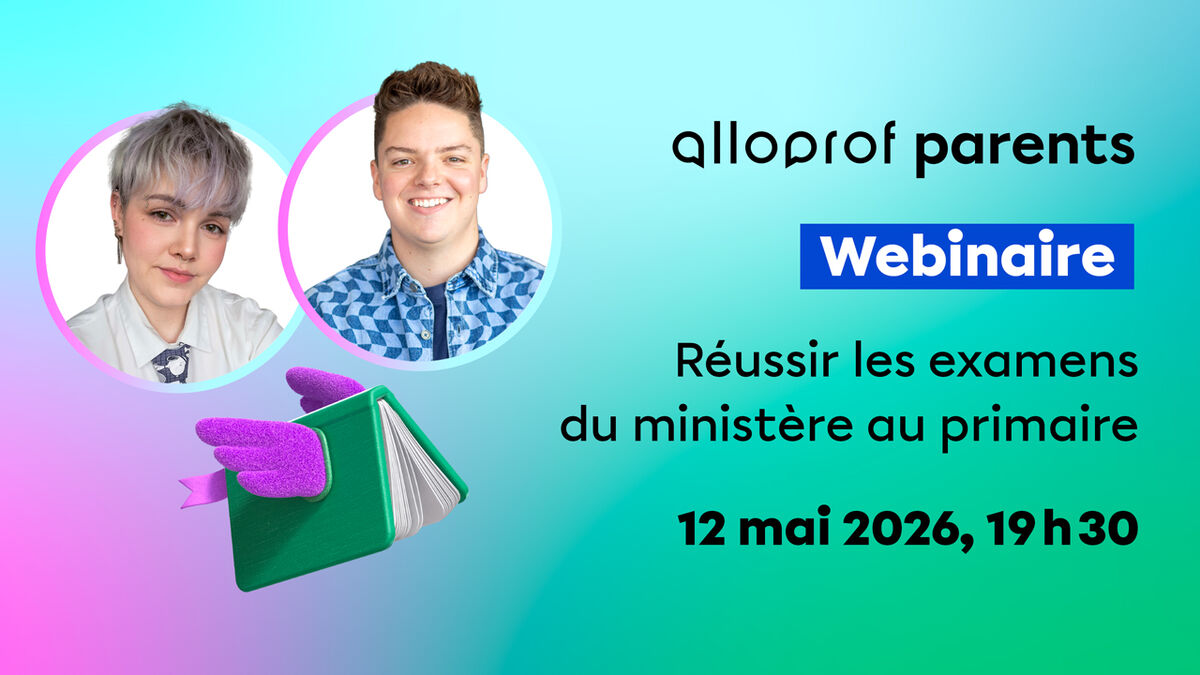 Webinaire : Réussir les examens du ministère au primaire