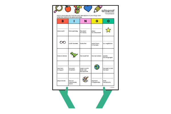 Preview of the bingo card.