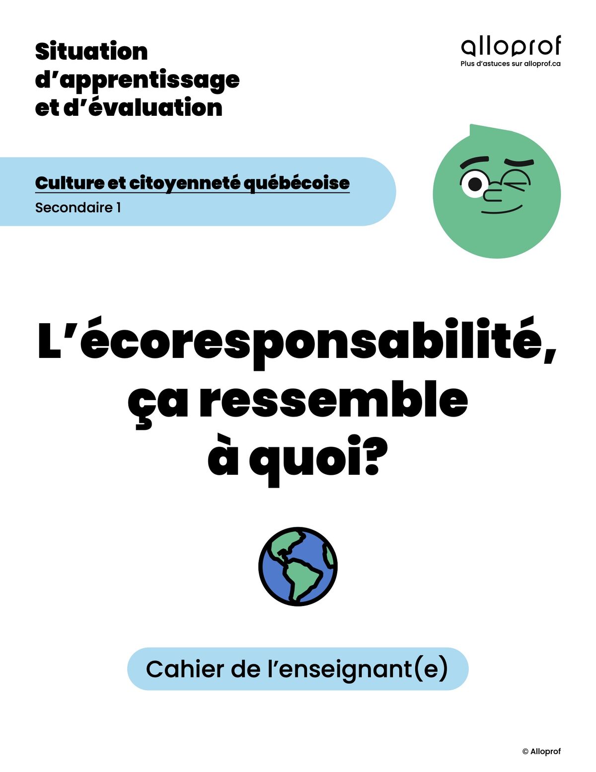 SAÉ écoresponsabilité