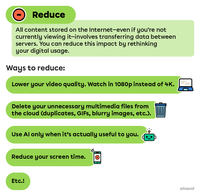 You can reduce the ecological impact of your screen time by adopting good practices.