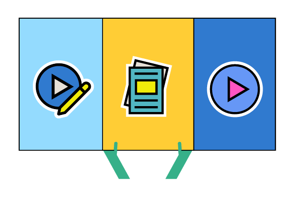 Un aperçu des logos des ressources Alloprof.