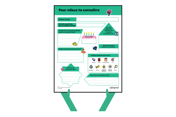 Questionnaire pour le primaire