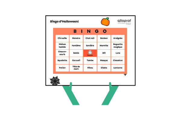 Un aperçu du bingo.