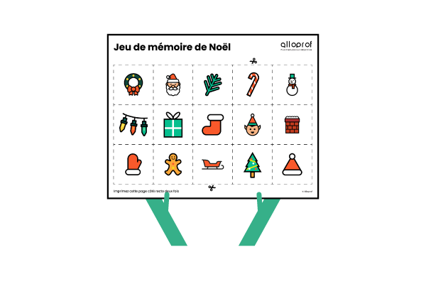 Aperçu du jeu de mémoire en couleur.