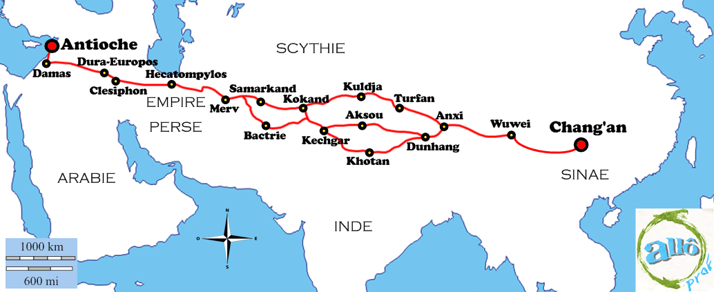 La route de la soie (notions avancées)  Alloprof