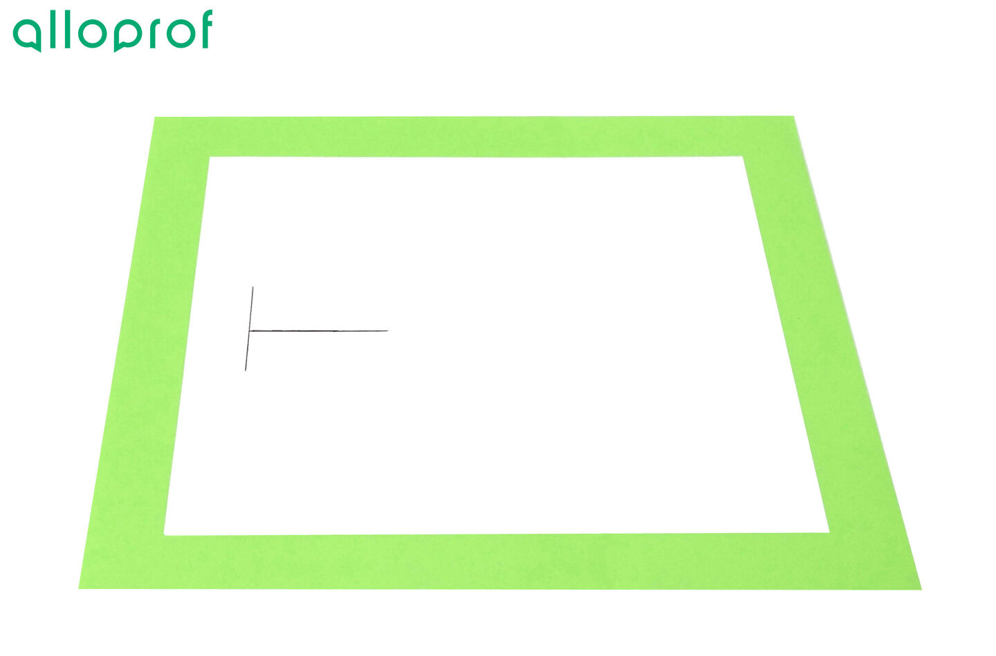 Method for Drawing the Normal | Secondary | Alloprof