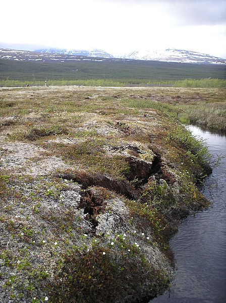 Permafrost melting