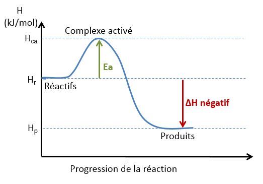 reaction exothermique