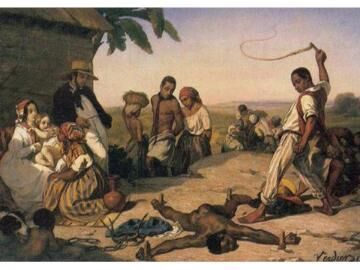 Bodily harm inflicted on a slave