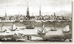 The port of Philadelphia in the 18th century