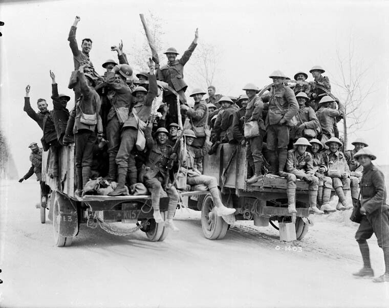 ​La bataille de Vimy de 1917 représente une victoire importante pour les soldats canadiens.