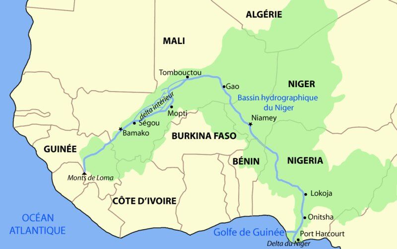 Timbuktu's geographical location.