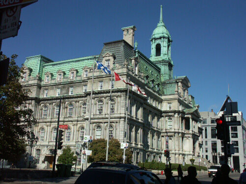 L’hôtel de ville de Montréal