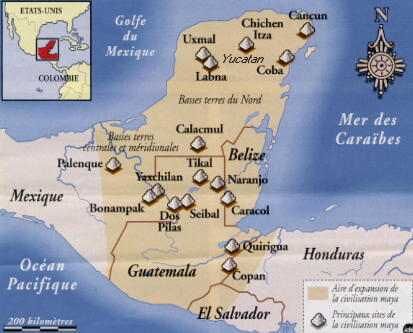 Maya territory