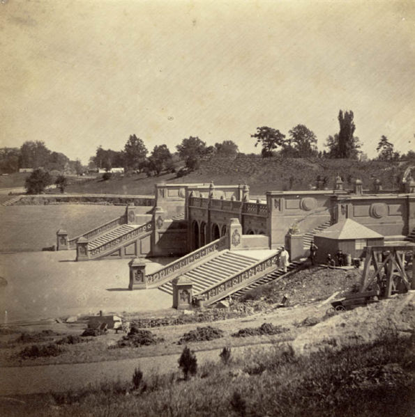 Central Park Under Construction.