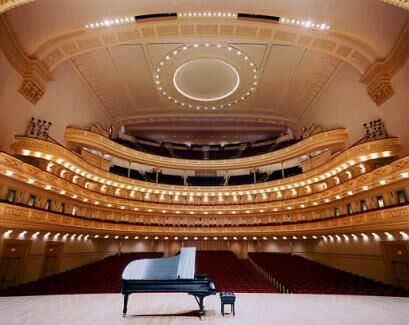 Carnegie Hall Auditorium.